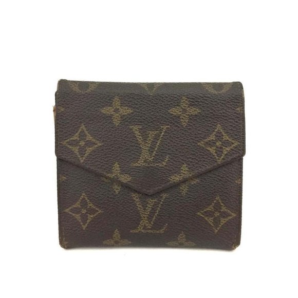 945135O Louis Vuitton Wallet Portefeiulle Elise Brown Monogram - Picture 4 of 9
